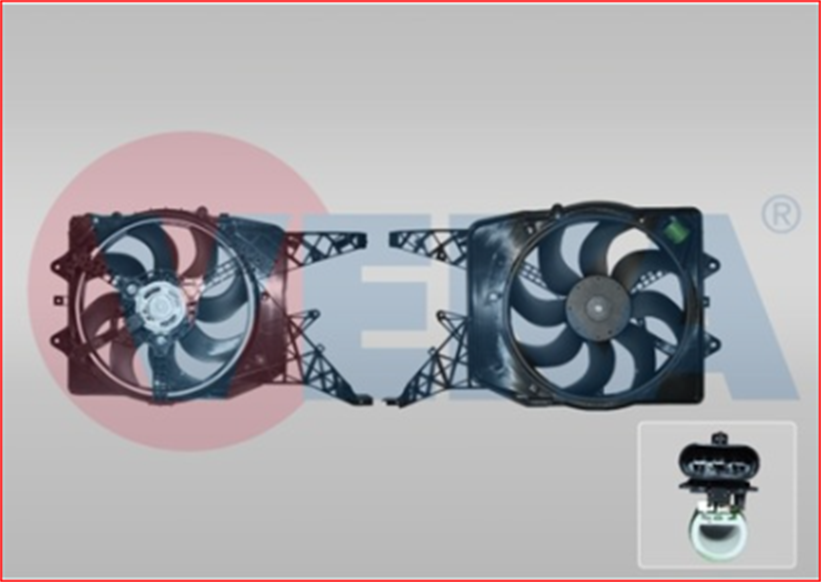 VEKA-25-3219 - FAN MOTORU (SU+KLIMA) DAVLUMBAZLI REZISTANSLI TEKLI FAN OPEL CORSA D 1.3 CDTI 2006-2014 / VEKA