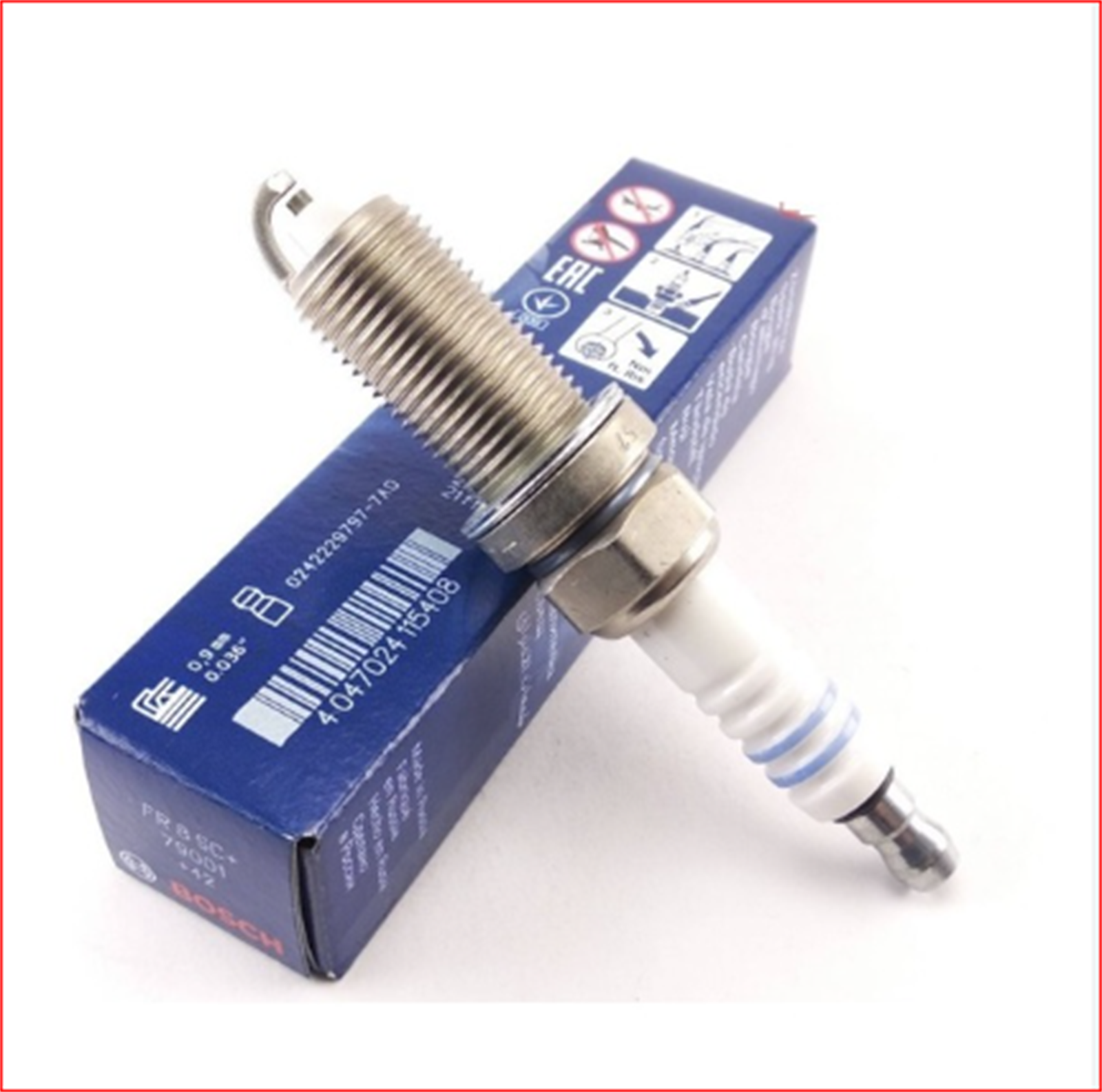 0242229797 - BUJI SUPER PLUS FR 8 SC+.9MM 207 307 1.6 16V 596017,596057,596058,596062,596073,596075,596085,596086 / BOSCH