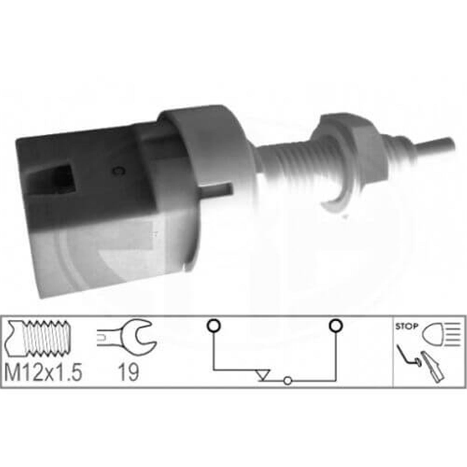 85012483SOKETLI - FREN SENSORU (MUSURU) BOXER 96-00 2.5 ( 6552.CZ )( BR70-33-25X )-FAE-PEUGEOT / FAE