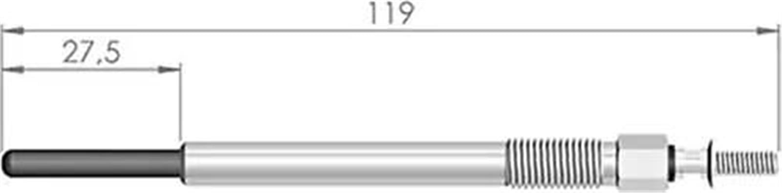 BERU-ET100276004 - ET118004)KIZDIRMA BUJISI(VIDALI) P107-P206-P307-P207-P206-P307-P407-PARTNER II-C4-C5 II-C3 II-C1-C2-ETBERU-PEUGEOT / ETBERU