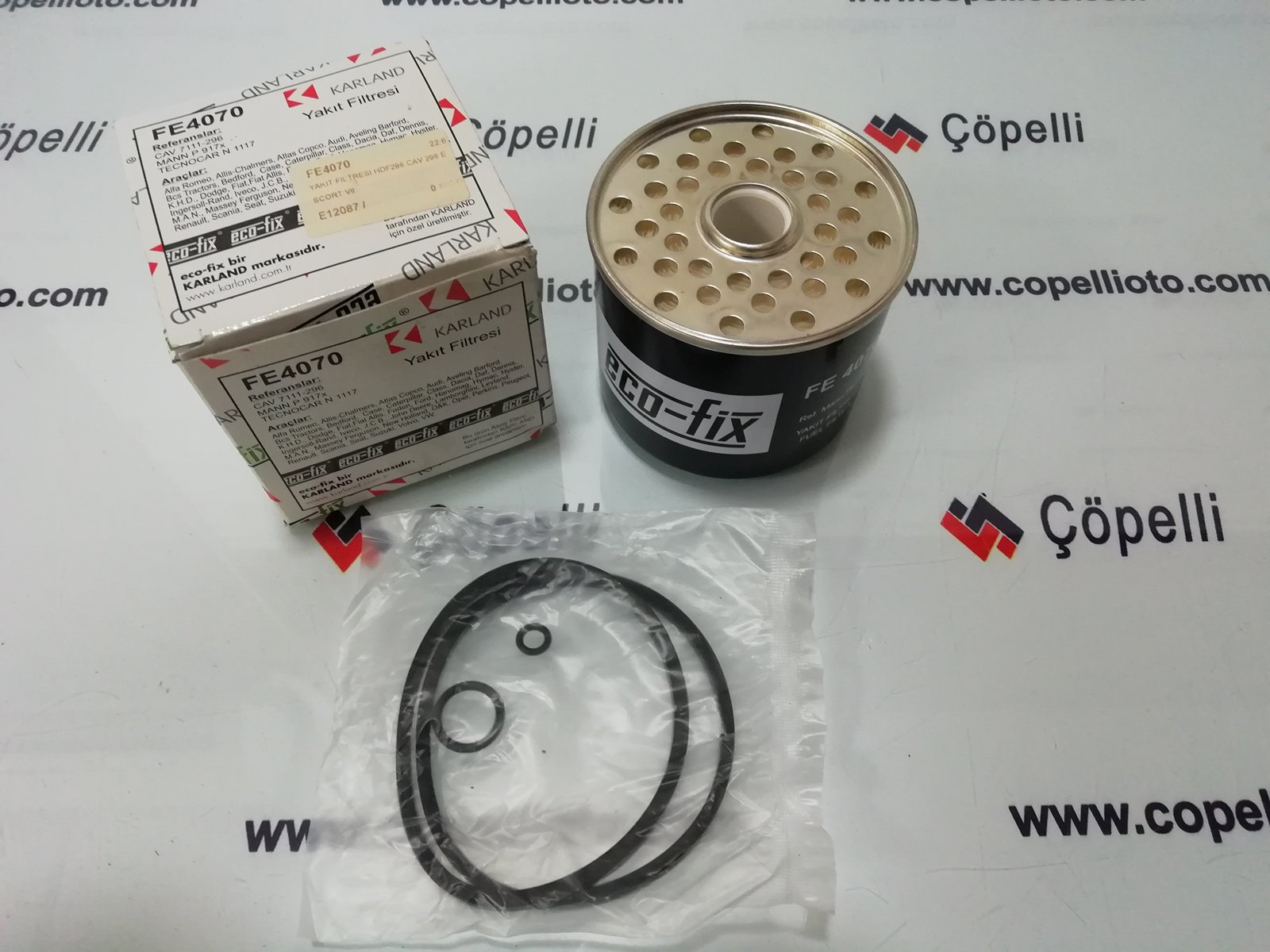 FE4070 - YAKIT FILTRESI HDF296 CAV 296 ESCORT VII 1906C9 / ECO-FIX