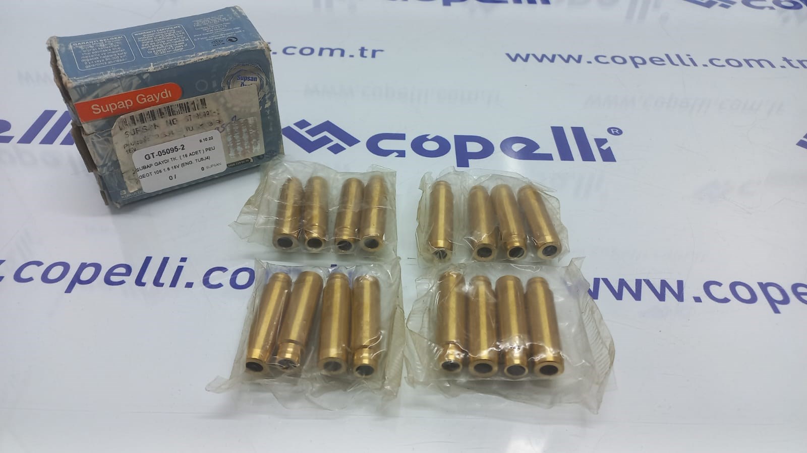 GT-05095-2 - SUBAP GAYDI TK. ( 16 ADET ) PEUGEOT 106 1.6 16V (ENG. TU5J4) / SUPSAN