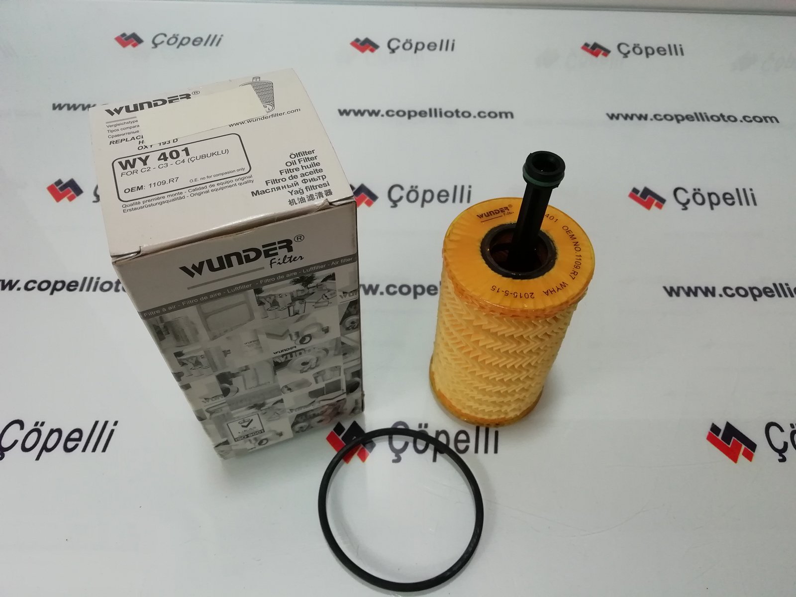 WY 401 - YAG FILTRESI, 206-307-CITROEN C2 C3 C4 (CUBUKLU) 1109.R7 1109.R6-AN SO824-HU612X-OX193D(EFO331109) / WUNDER