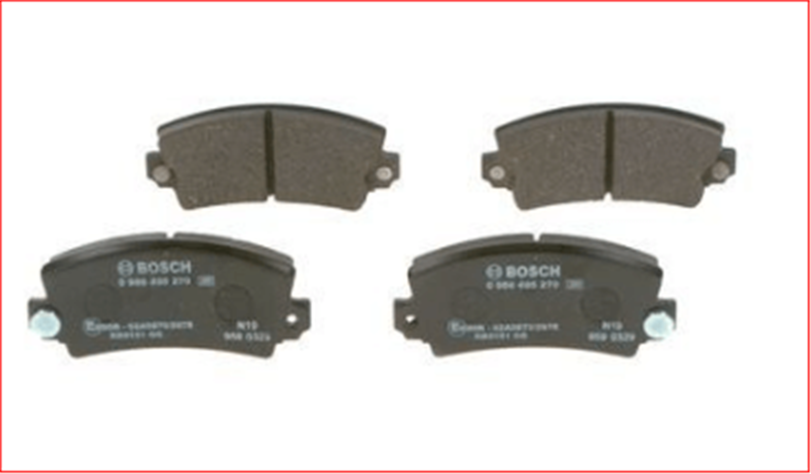 0986495270 - FREN DISK BALATA TK. ON GDB148 R12 7701201321 7701201095-BOSCH-RENAULT / BOSCH