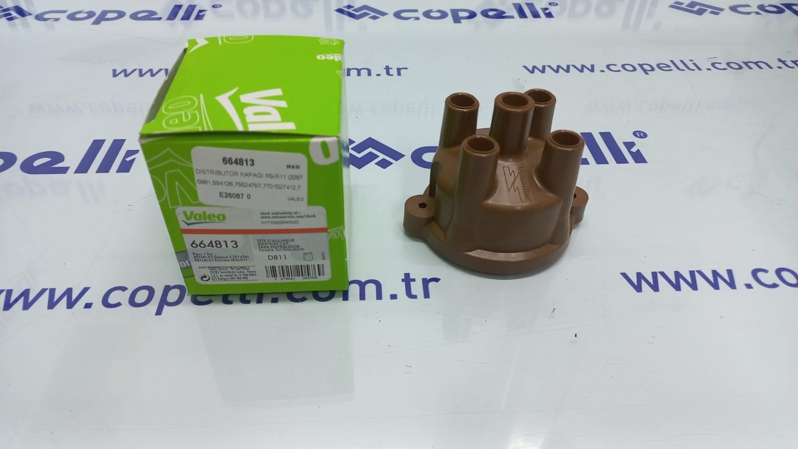 664813 - DISTRIBUTOR KAPAGI R9-R11 (32875981,594128,75524767,7701027412,7701027491) / VALEO