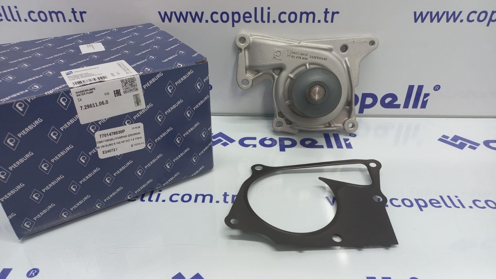 7701478830P - (729611060)SU POMPASI (DEVIRDAIM) YM EURO 5 100 HP DCI 1.5 7701478830 210107852R / PIERBURG