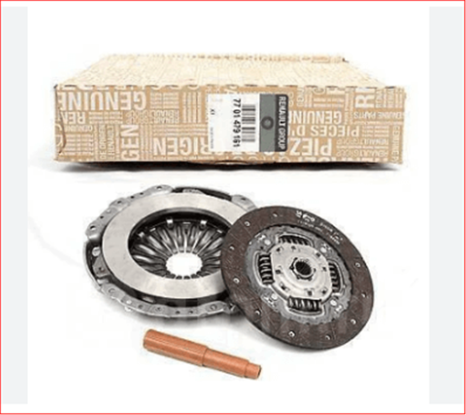 7701479161 - DEBRIYAJ SETI (BASKI+DISK) SCENIC III-GRAND SCENIC III 1.5 DCI (2009-2012) (220/225 MM) (K9K.8.30)-MAIS-RENAULT / MAIS