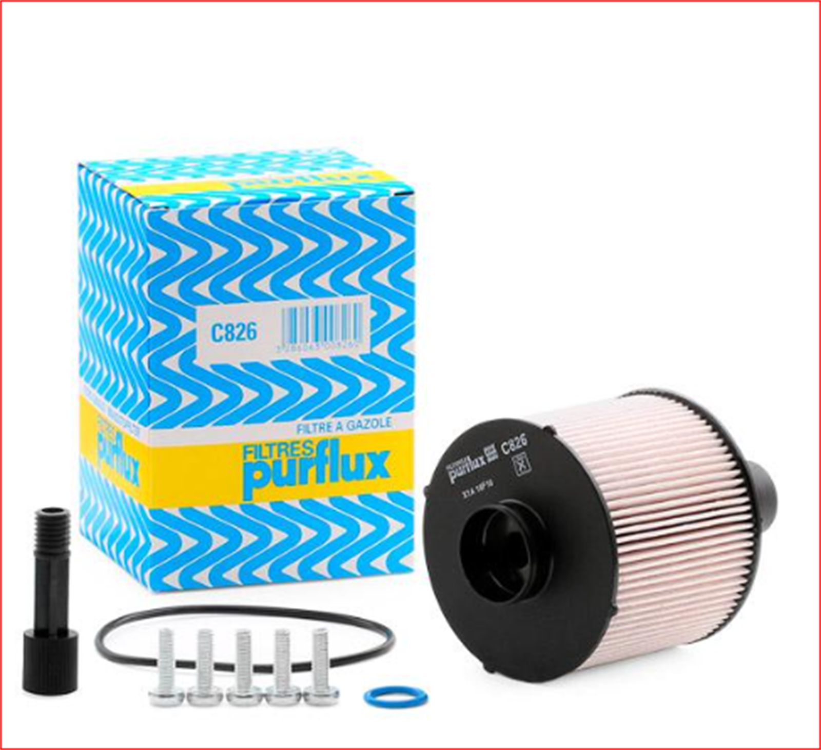 C826 - MAZOT FILTRESI CLIO IV/CAPTUR/LOGAN/SANDERO 1.5 dCI 12--PURFLUX-RENAULT / PURFLUX