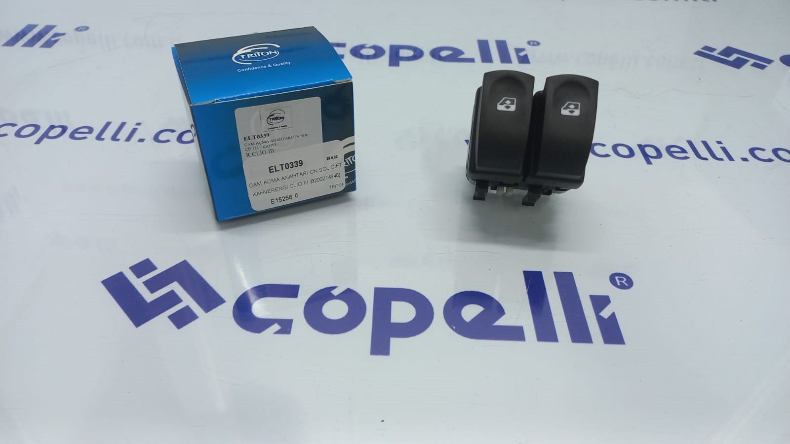 ELT0339 - CAM ACMA ANAHTARI ON SOL CIFTLI KAHVERENGI CLIO III (8200214945) / TRITON