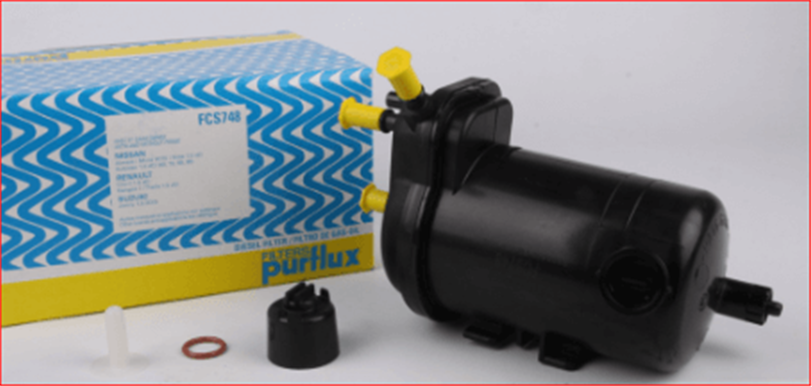 FCS748 - MAZOT FILTRESI KANGOO 04- 1.5 DCI (ESKI NO FCS703) 7701061576-PURFLUX-RENAULT / PURFLUX