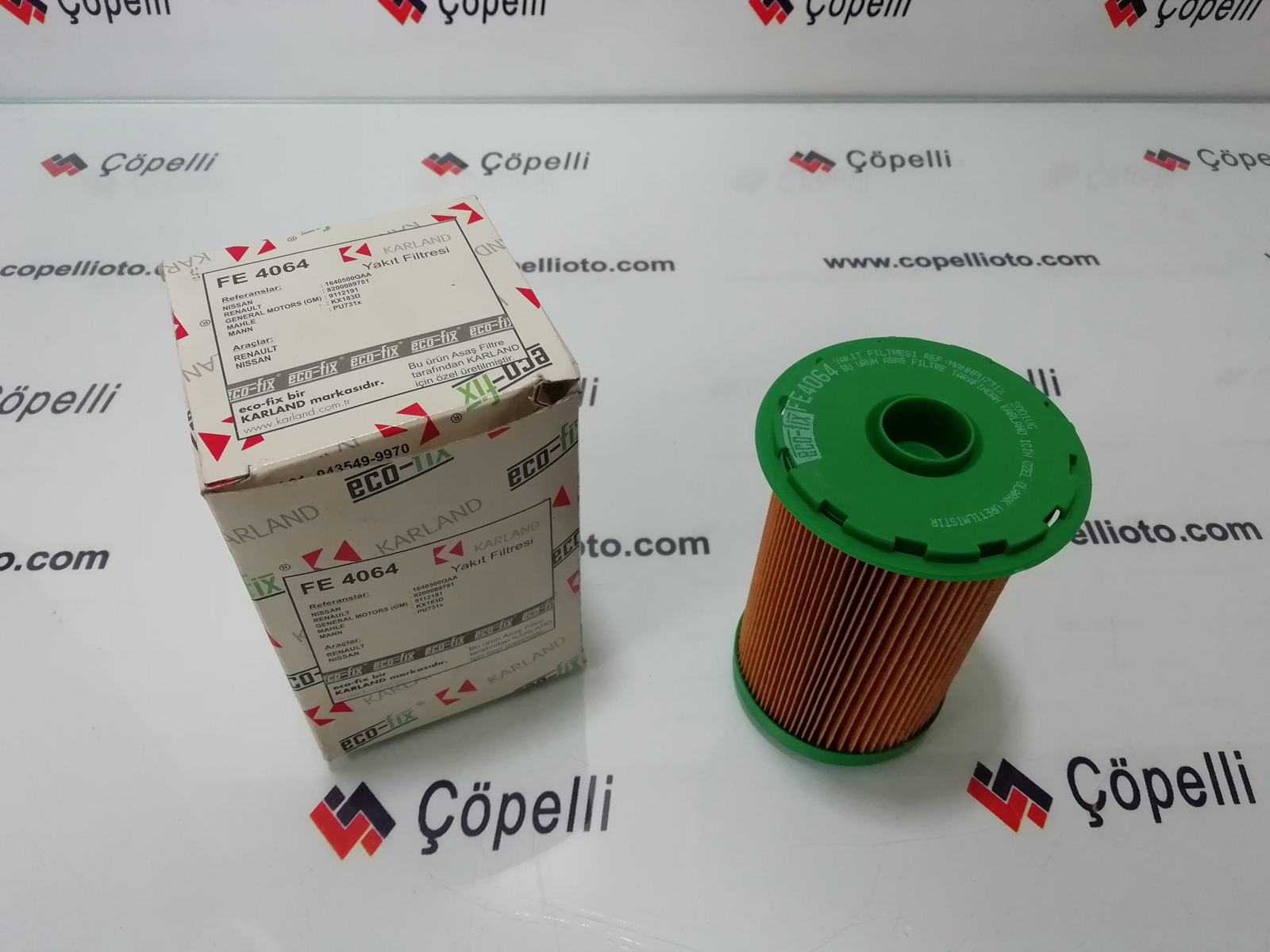 FE4064 - MAZOT FILTRESI DELPHI TIP TRAFIC II 1.9DTI MOVANO 2.2DTI 7701206928 / ECO-FIX