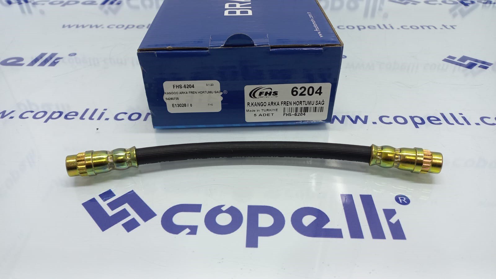 FHS-6204 - KANGOO ARKA FREN HORTUMU SAG 4154280735 / FHS