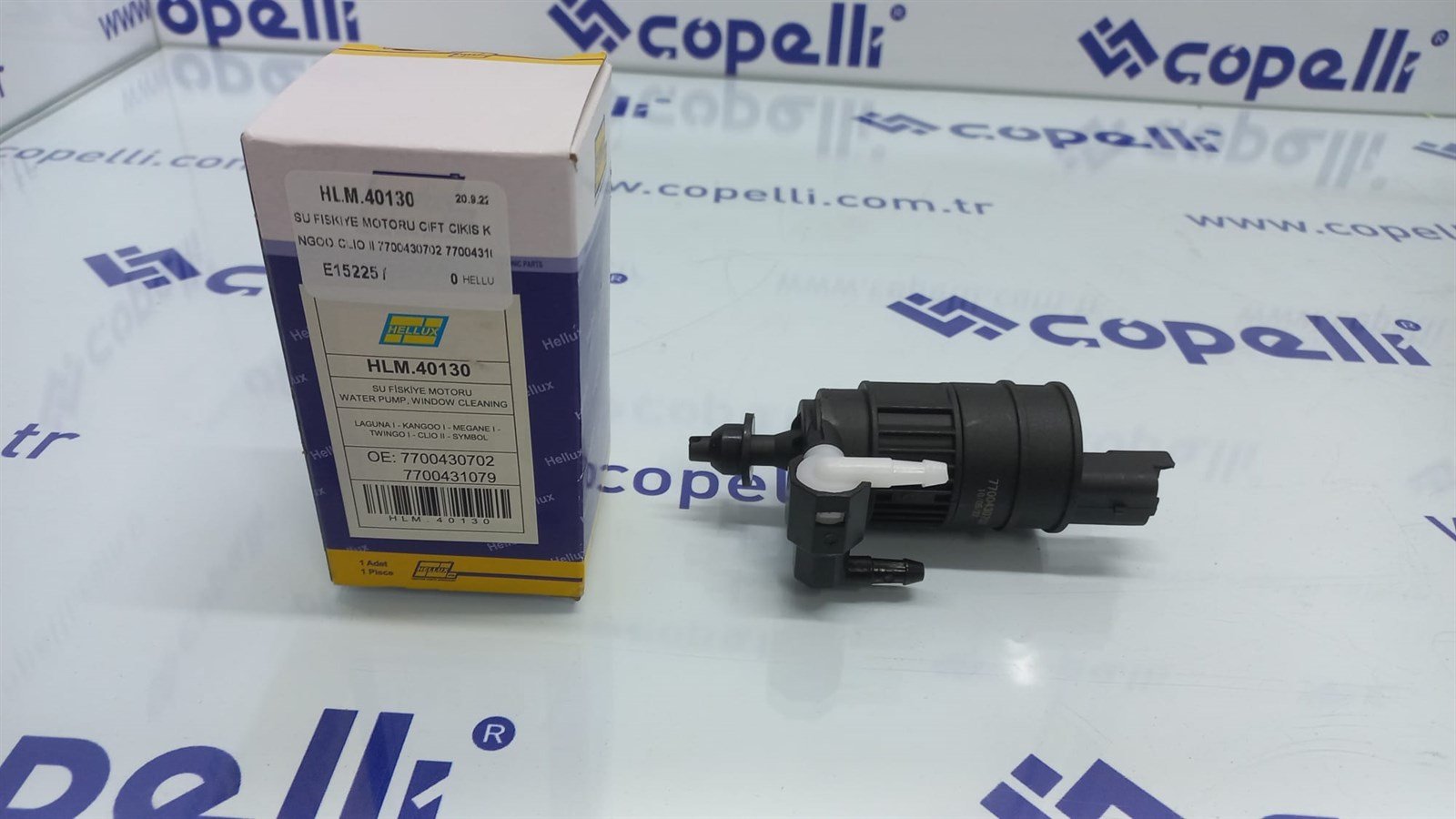 HLM.40130 - SU FISKIYE MOTORU CIFT CIKIS KANGOO CLIO II 7700430702 7700431079 / HELLUX