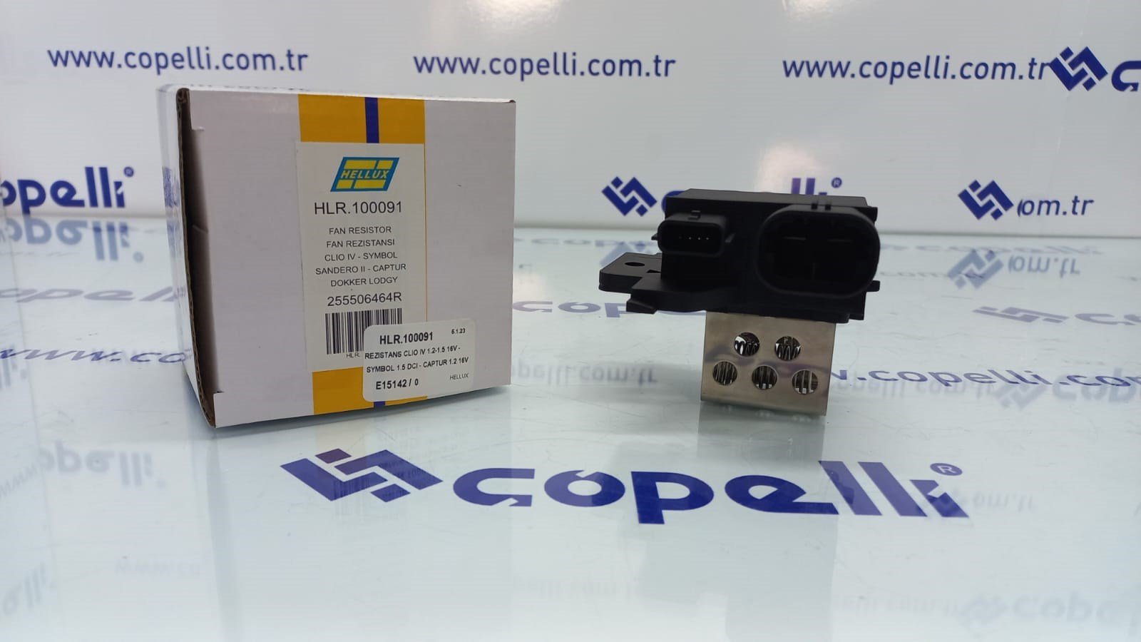 HLR.100091 - REZISTANS CLIO IV 1.2-1.5 16V - SYMBOL 1.5 DCI - CAPTUR 1.2 16V ( 255502585R 255506464R 255509263R) / HELLUX