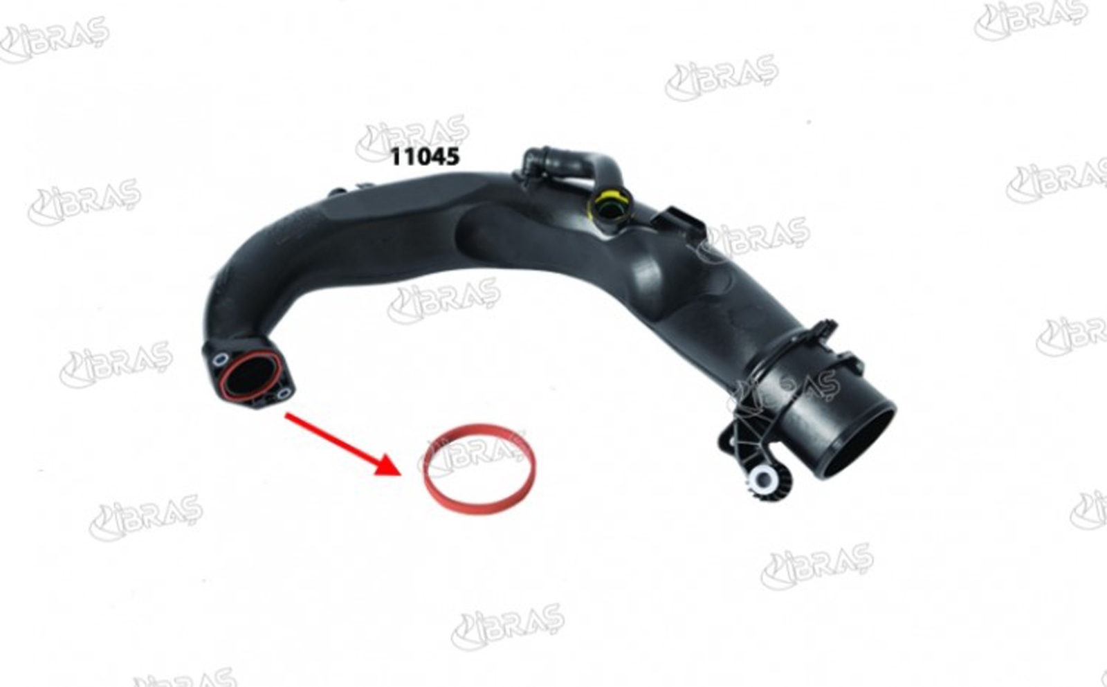 IBRAS-11134 - TURBO BORU CONTASI DOKKER DUSTER LODGY LOGAN II SANDERO II JUKE NV 200 QASHQAI CLIO III-IV FLUE 1407 / IBRAS