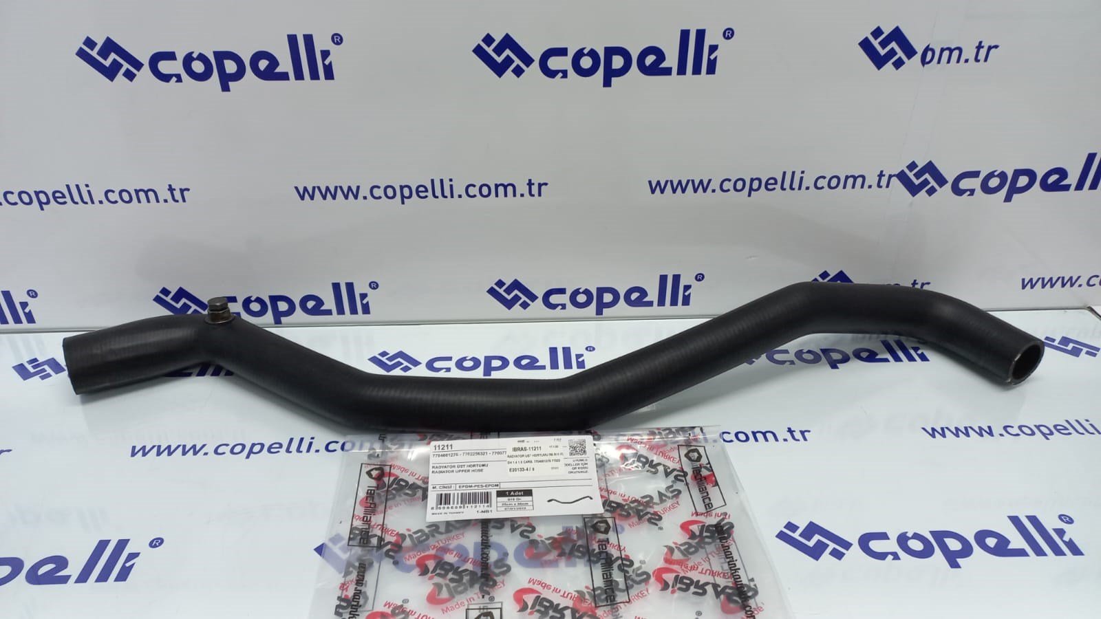 IBRAS-11211 - RADYATOR UST HORTUMU R9 R11 FLASH 1.4 1.6 CARB. 7704001276 7702256321 7700773831 7700773172 / IBRAS