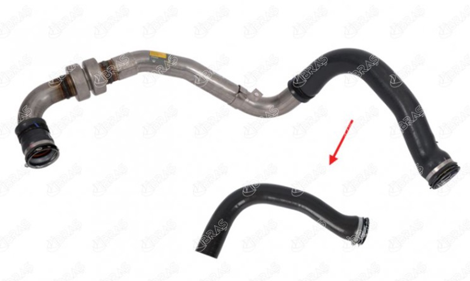 IBRAS-11680 - TURBO CIKIS HORTUMU BUYUK MET.PRC.YOK LAGUNA III 1.5 DCI 8201043883 8200493735 8201032788 / IBRAS