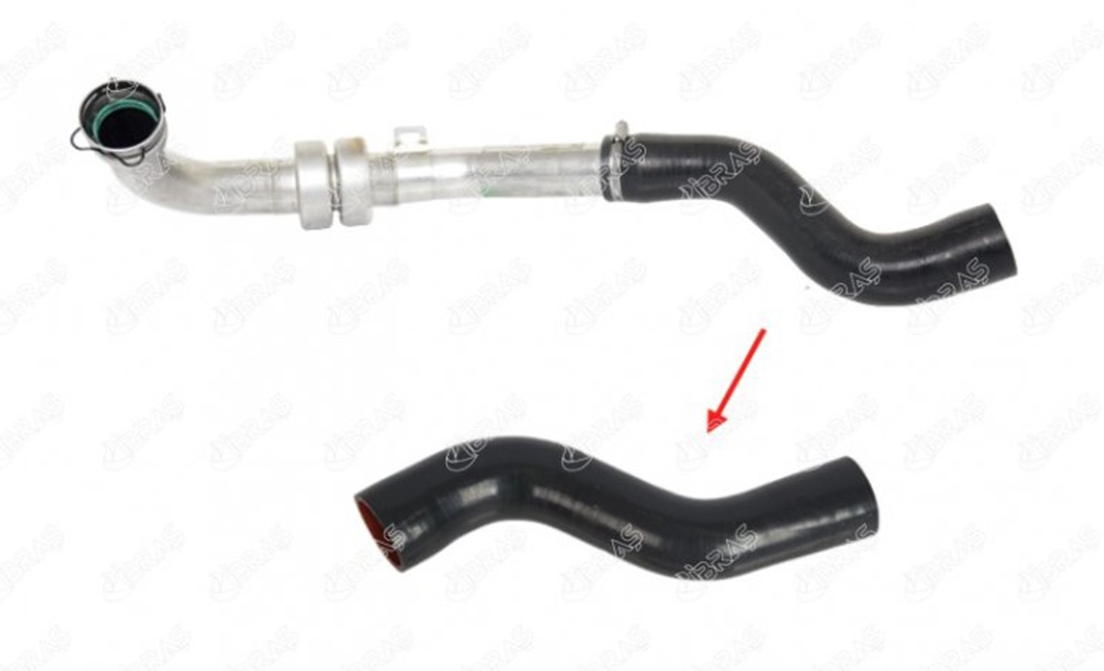 IBRAS-11773 - TURBO HORTUMU MET.PRC.YOK KANGOO II 1.5DCI 85 105 HP 8200775694 / IBRAS