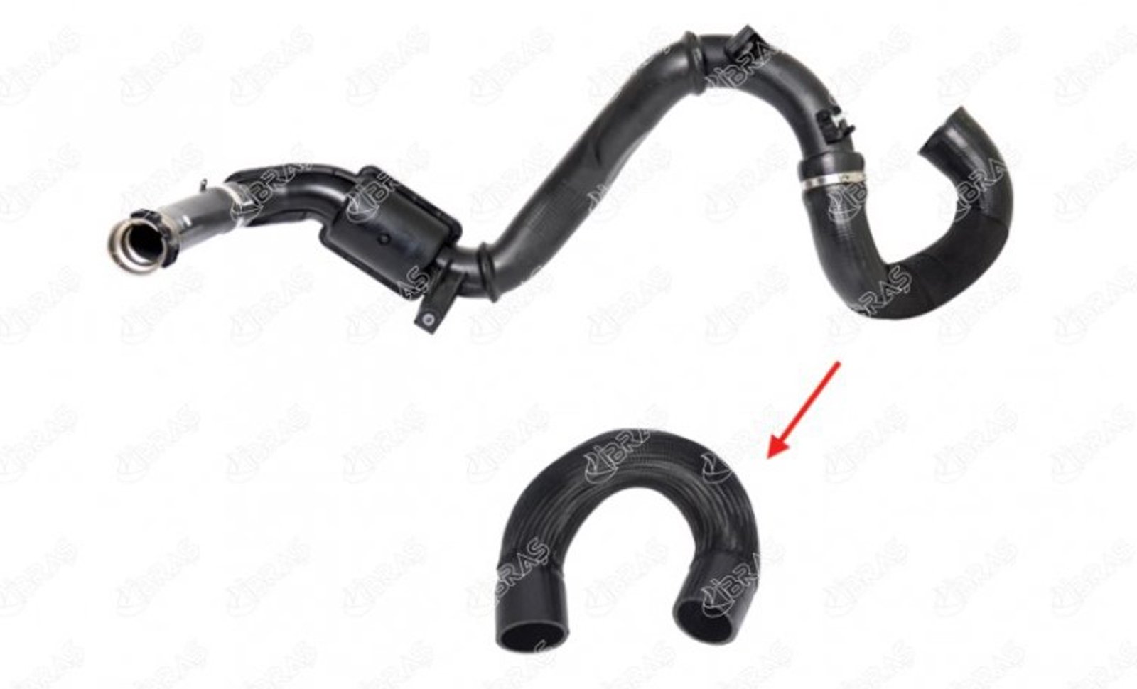 IBRAS-12322 - TURBO HORTUM PLASTIK PARCA HARIC TRAFIC II VIVARO A PRIMASTAR 2.0 CDI 144602126R 8200808665 1446070 / IBRAS