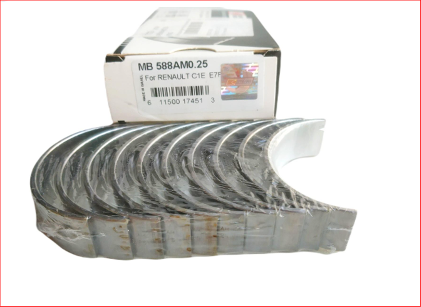 KING-MB588AM025 - (MB588AM025)ANA YATAK TK. (0.25) R9 R12 R19 1.3 1.4 AN5137SA025-KING-RENAULT / KING