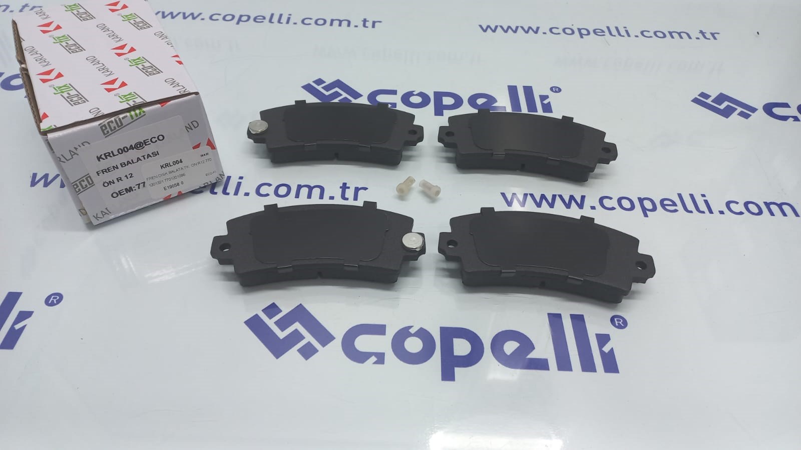 KRL004 - FREN DISK BALATA TK. ON R12 7701201321 7701201095 / ECO-FIX