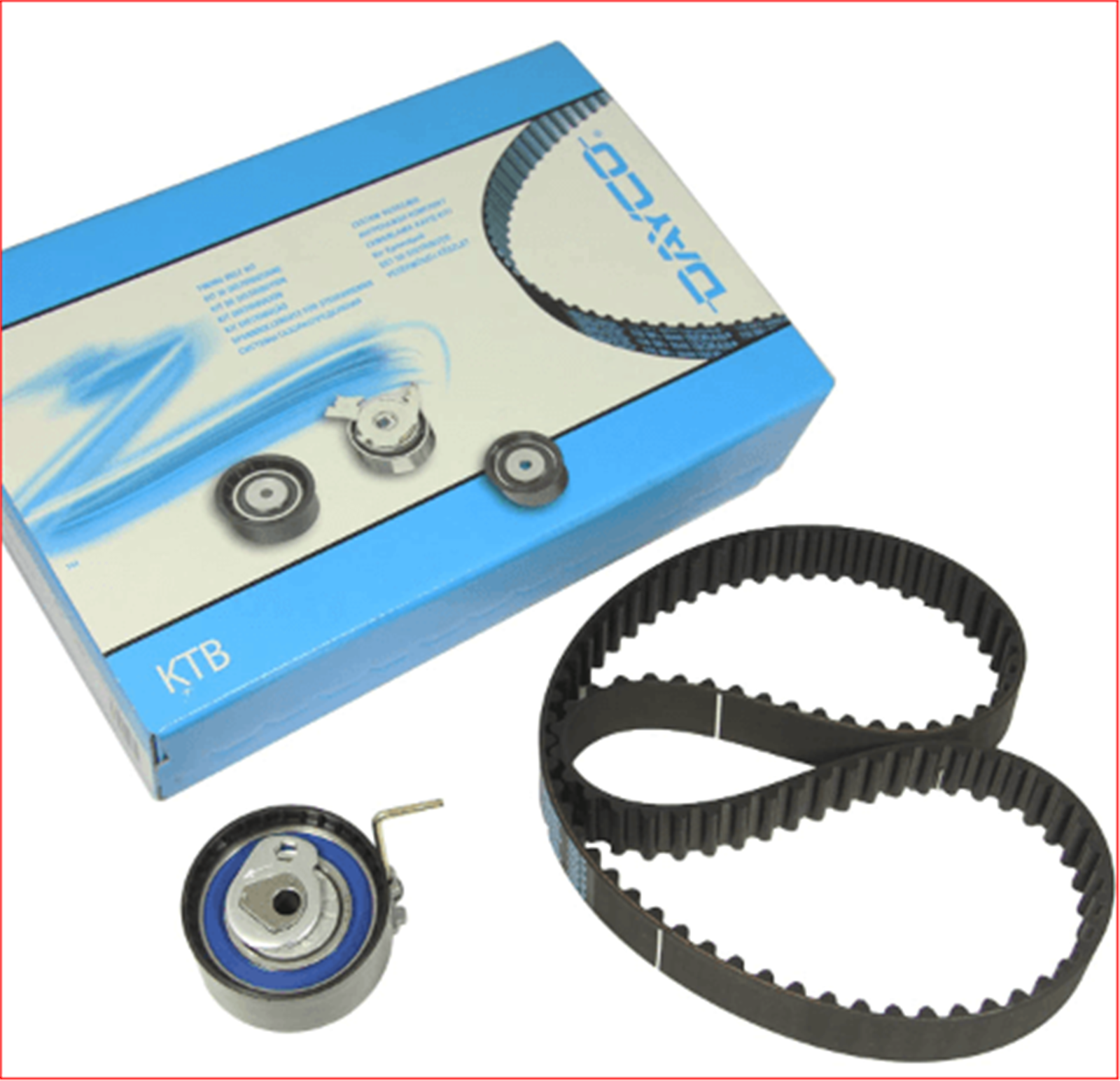 KTB321-D - EKSANTRIK GERGI KITI CLIO II-III-KANGOO-TWINGO-LOGAN-SANDERO-MODUS 1.2-1.2 16V (D4F-D7F)-DAYCO-RENAULT / DAYCO