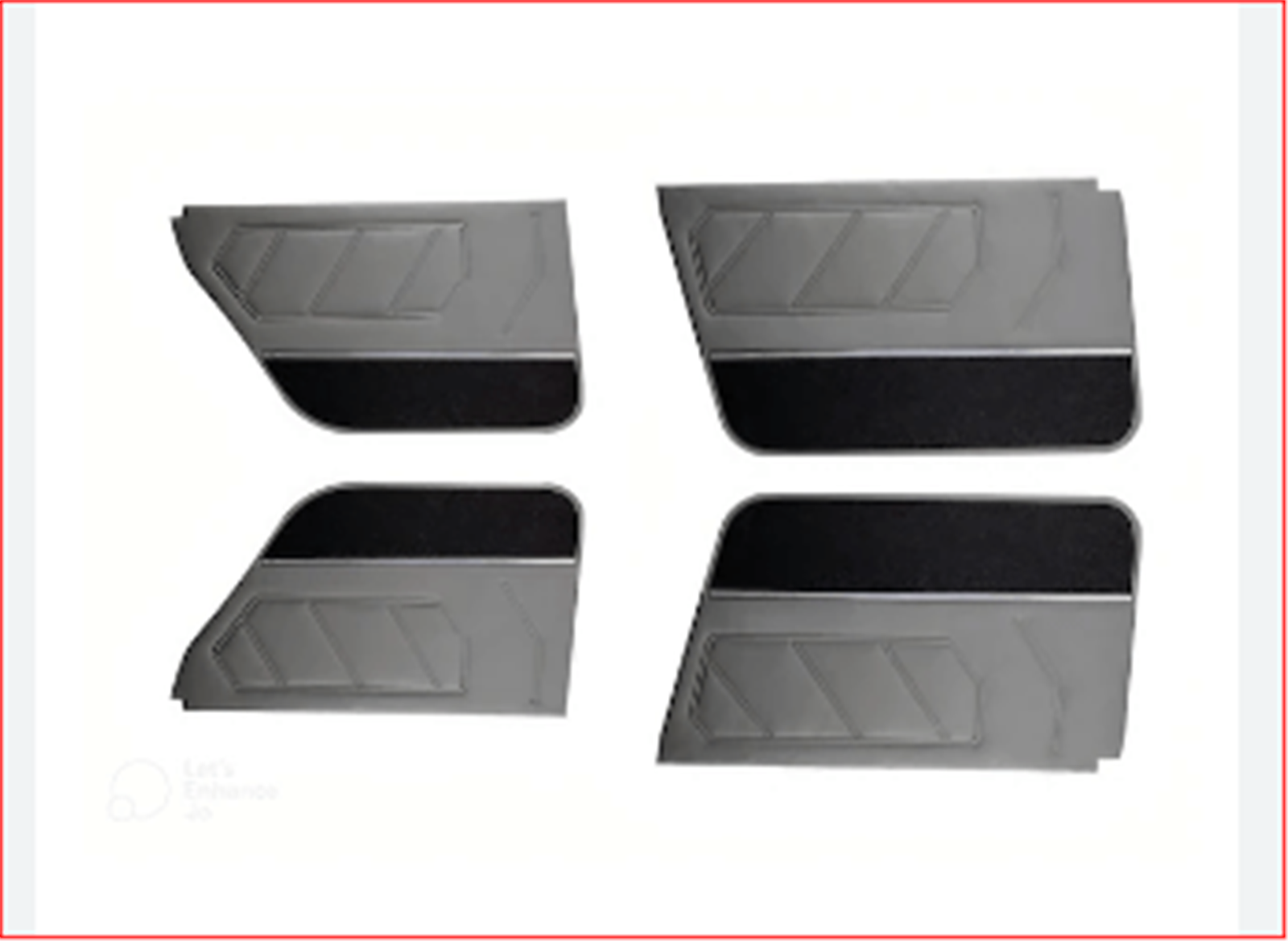 OZ-RN01010402 - KAPI DOSEMESI HALILI (NIKELAJLI - GRI) TK. R9 E.M.-OZ-IS-RENAULT / OZ-IS