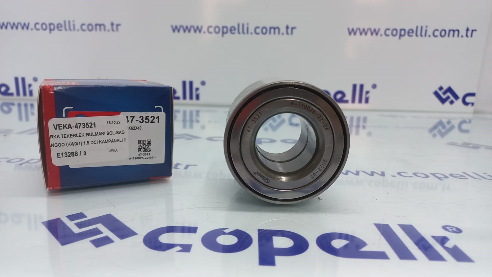 VEKA-473521 - ARKA TEKERLEK RULMANI SOL-SAG KANGOO (KW0/1) 1.5 DCI KAMPANALI 30X62X48 2008- 430009707R 432029176R / VEKA