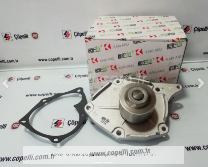 WP0821 - SU POMPASI (PA10011) CLIO II 01- KANGOO 1.5 DCI 7701473327-ECO-FIX-RENAULT / ECO-FIX