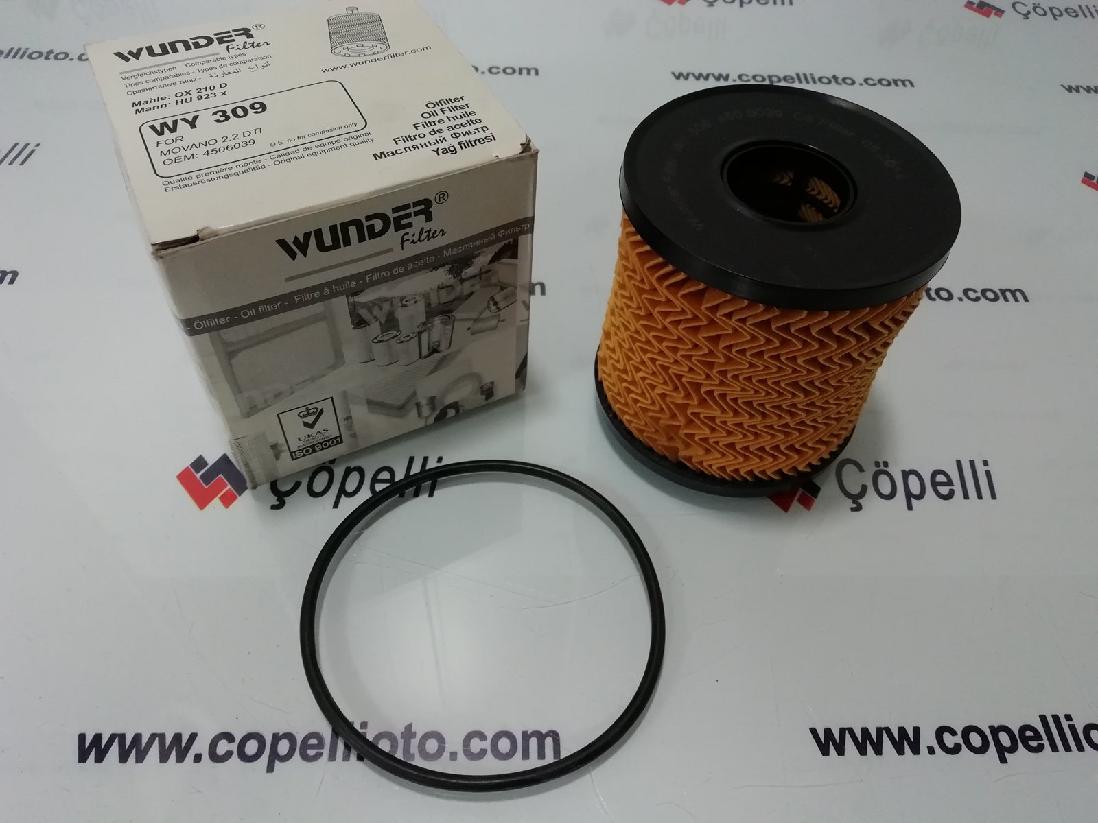 WY 309 - YAG FILTRESI, MASTER/OPEL MOVANO 2.2 DTI 4506039 7700109402 -SO889/E-HU 923 X-OX 210 D(EFO360823) / WUNDER