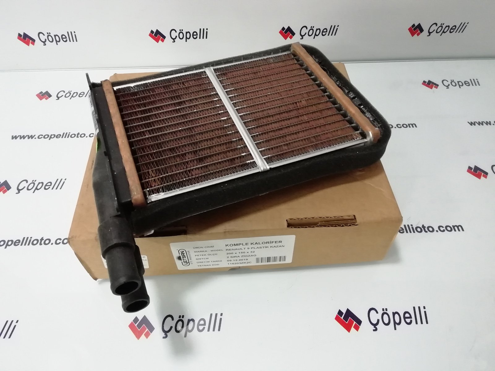 YET-116203AZ2C - KALORIFER RADYATORU BAKIR(PLASTIK KAZANLI)R9-R11(116203ZK2C) / YETSAN