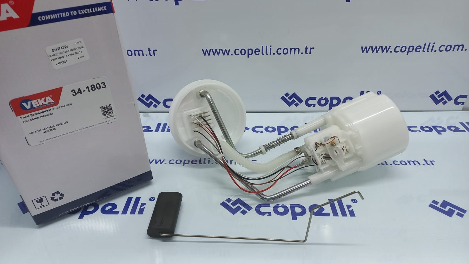 46437473V - (34-1803)YAKIT DEPO SAMANDIRASI 4 BAR SAHIN 1.6 e 1993-2002 1.0 BAR DOGAN SLX 1.6 e 1993-2002 / VEKA