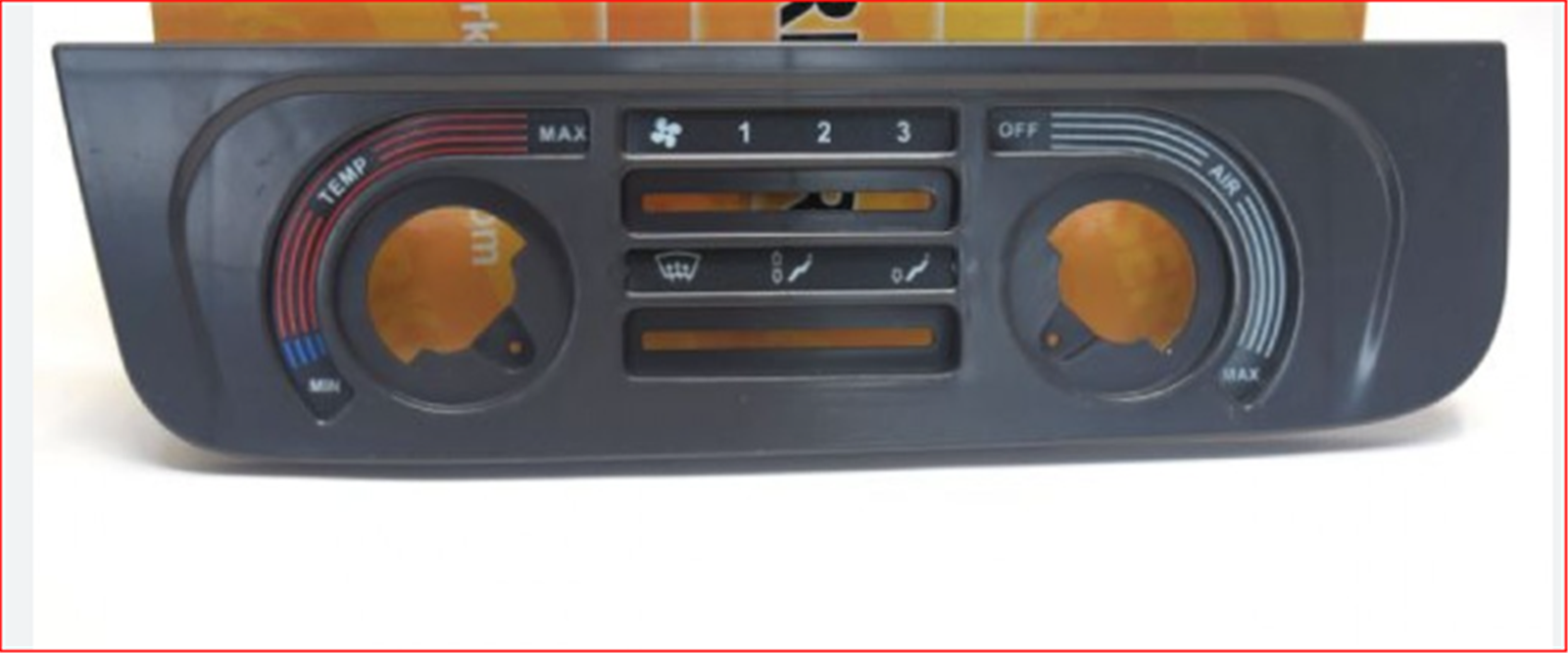 717037080G - KALORIFER KUMANDA CERCEVESI-PANELI-GRUBU SLX (DOGAN KARTAL SAHIN) (MUH073)-GOAL-TOFAS / GOAL