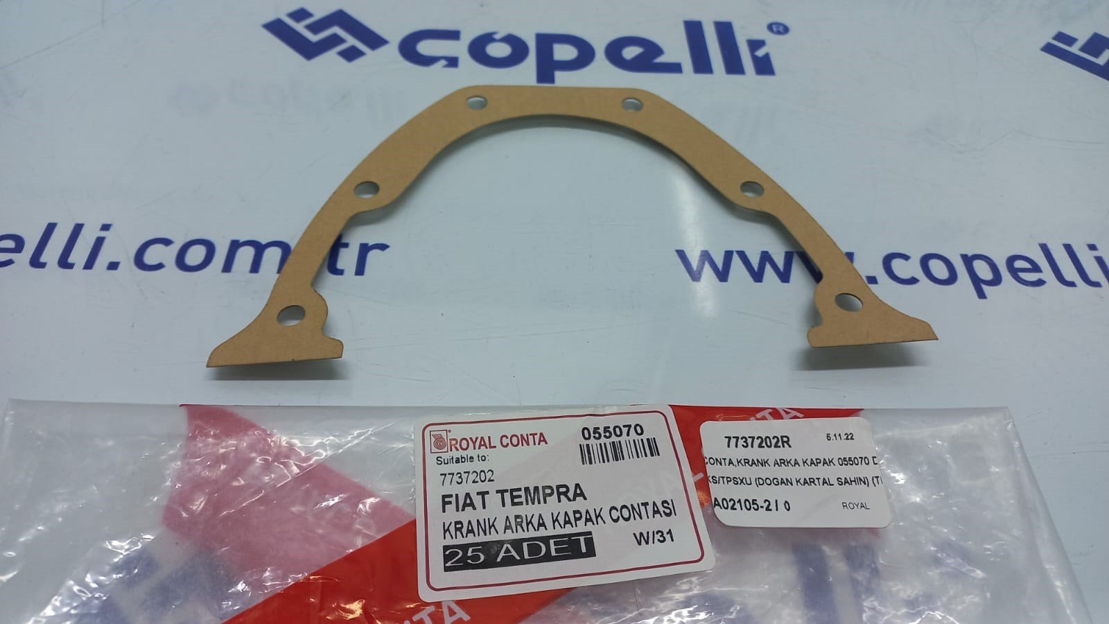 7737202R - CONTA,KRANK ARKA KAPAK 055070 DKS/TPSXU (DOGAN KARTAL SAHIN) (TIPO TEMPRA) / ROYAL