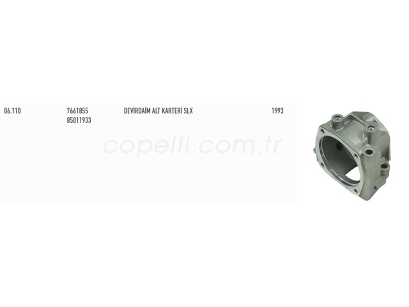 7784985TGOV - (06.110) DEVIRDAIM (SU POMPASI) ALT KARTERI SLX 1993 / THERMAX