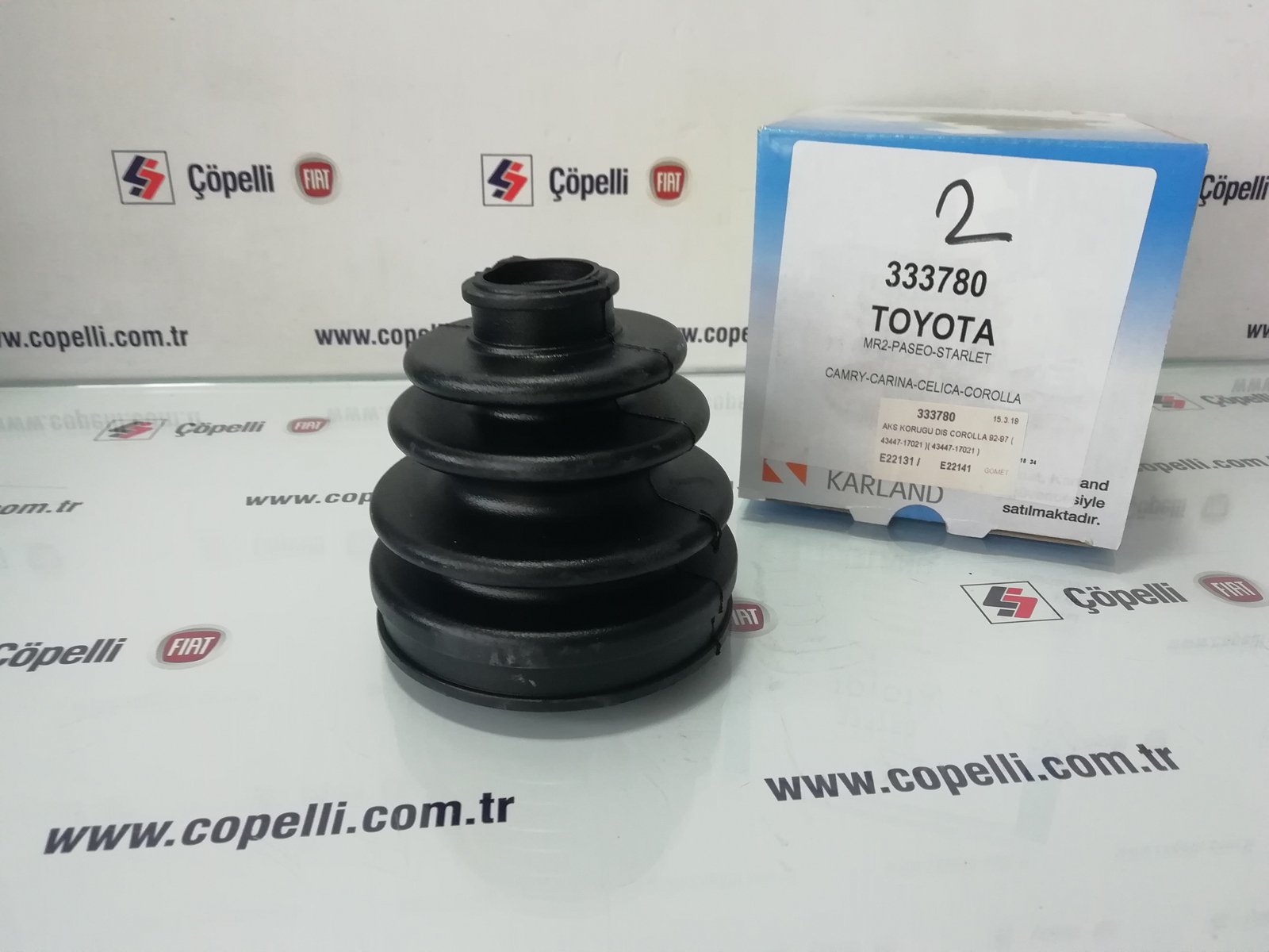 333780 - AKS KORUGU DIS COROLLA 92-97 (4344717021) / GOMET