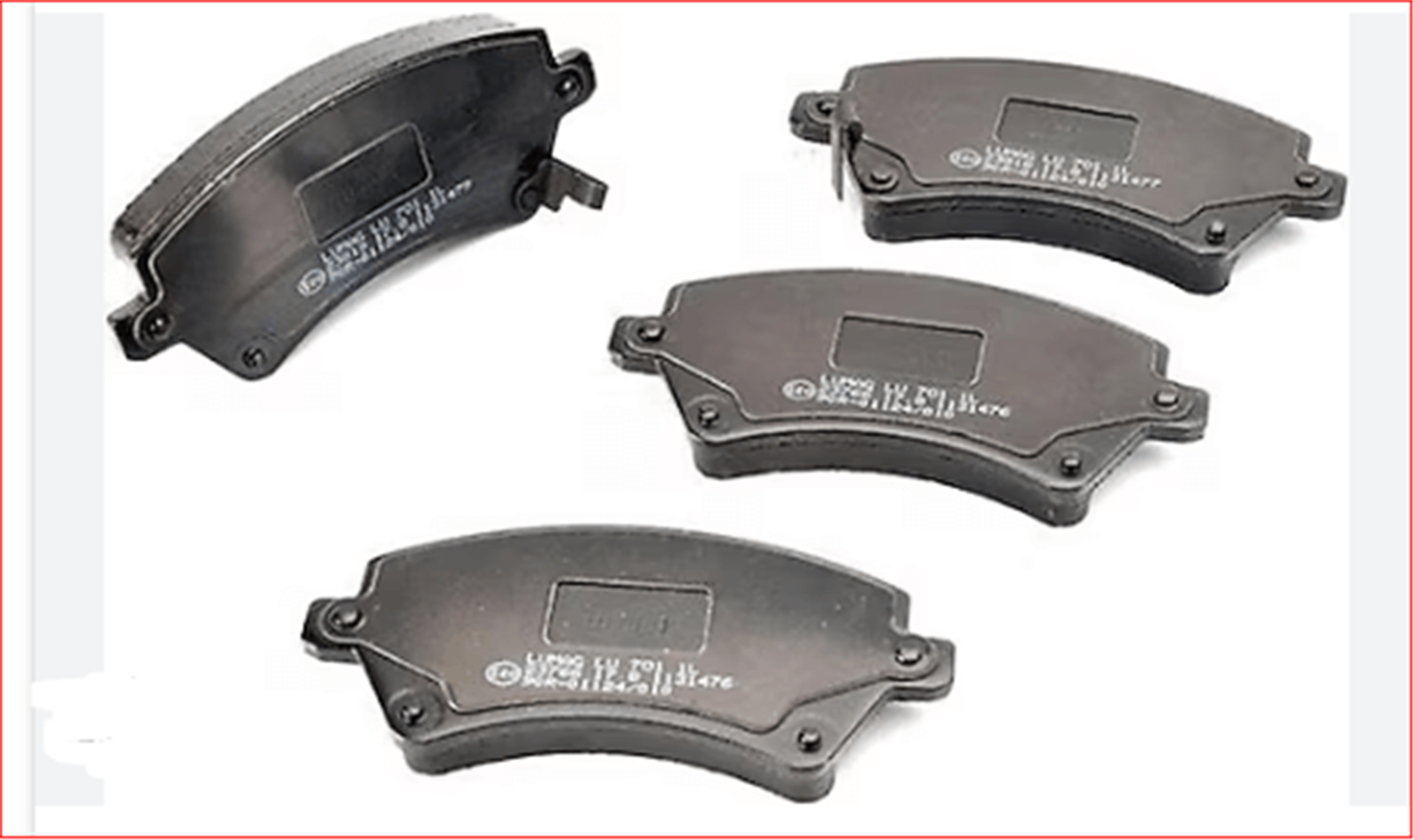 462.0 - (462.0)FREN DISK BALATASI ON COROLLA 02 1.4I 1.4 D-4D 1.6I 16V (WVA23766/67-23818/19)(0446502061-FRI-TECH-TOYOTA / FRI-TECH