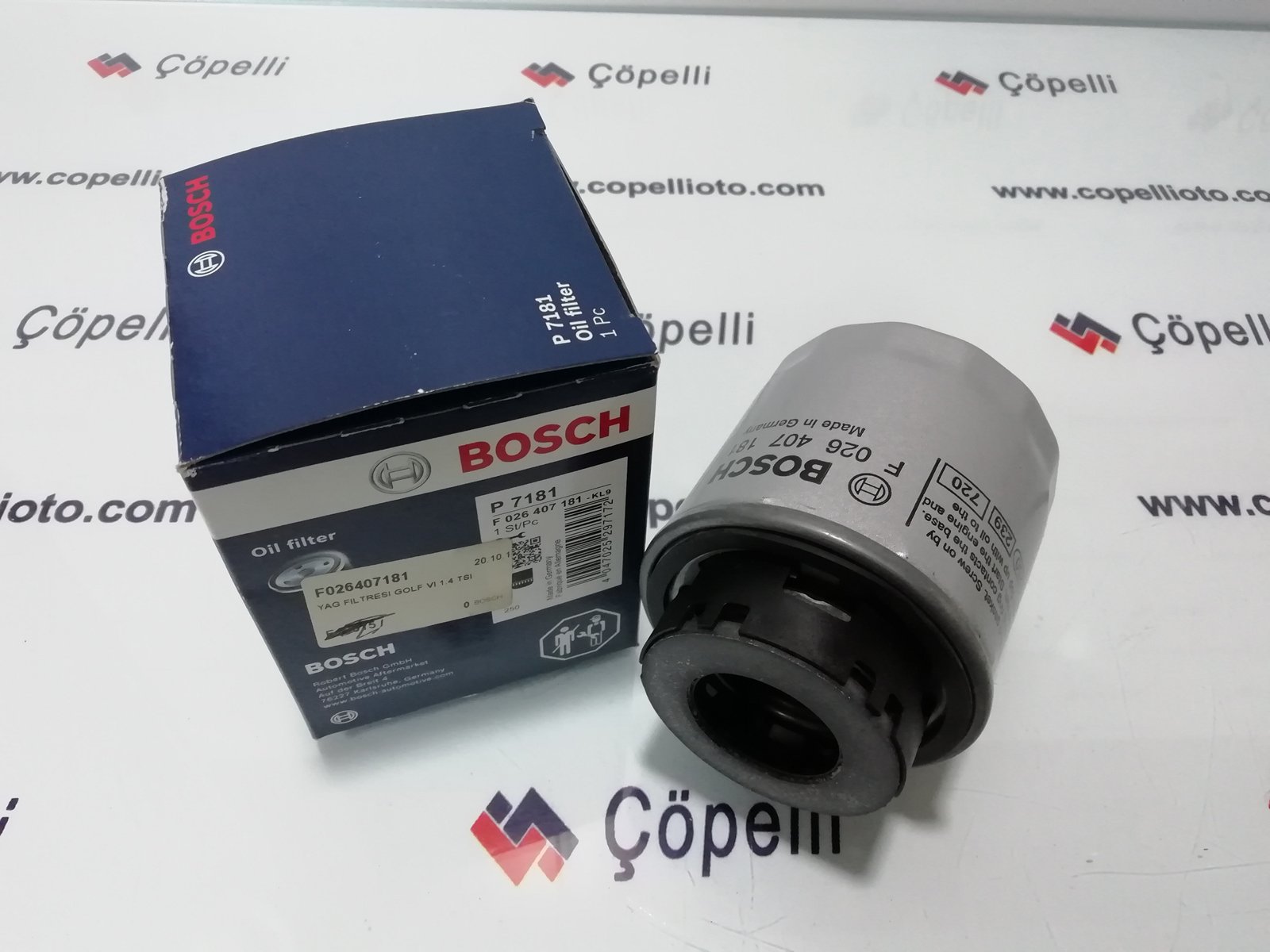 F026407181 - YAG FILTRESI GOLF VI 1.4 TSI3C115561D3C115561B,03C115561J / BOSCH