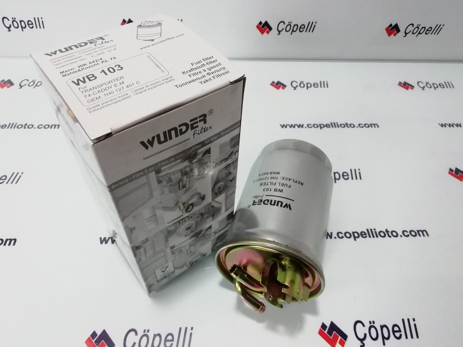 WB 103 - MAZOT FILTRESI, TRANSPORTER T4 - CADDY E.M 1H0127401C SF101-H 70 WK05-WK 842/4-KL 75 (SF-101 ) / WUNDER