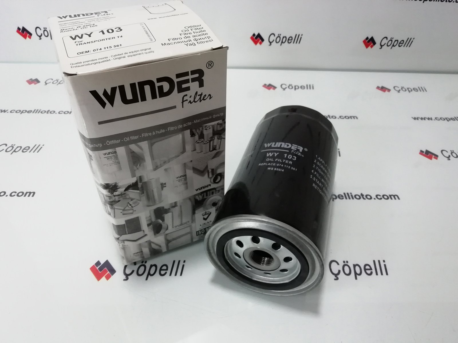 WY 103 - YAG FILTRESI, TRANSPORTER T4 074 115 561 SO 801-W 950/4-OC 105 / WUNDER