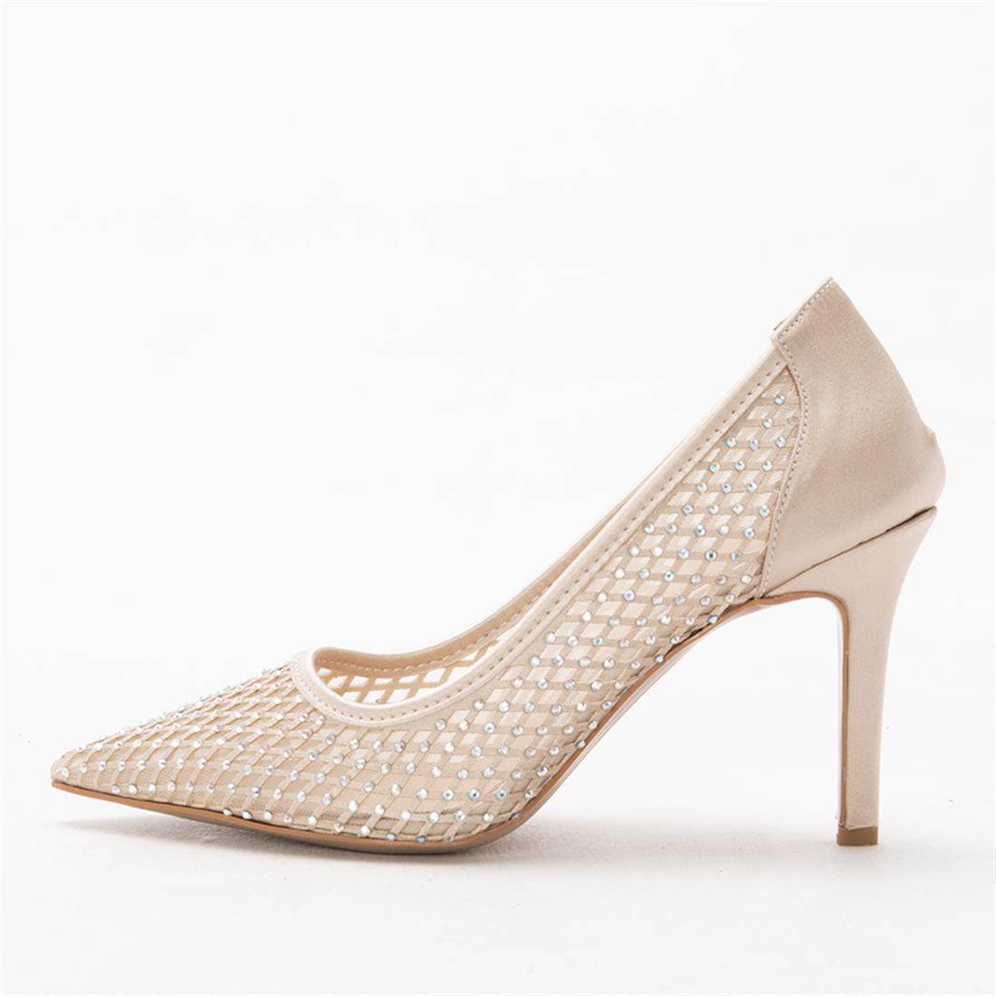 Gusse Whitley Kadin Saten Abiye Stiletto 2023