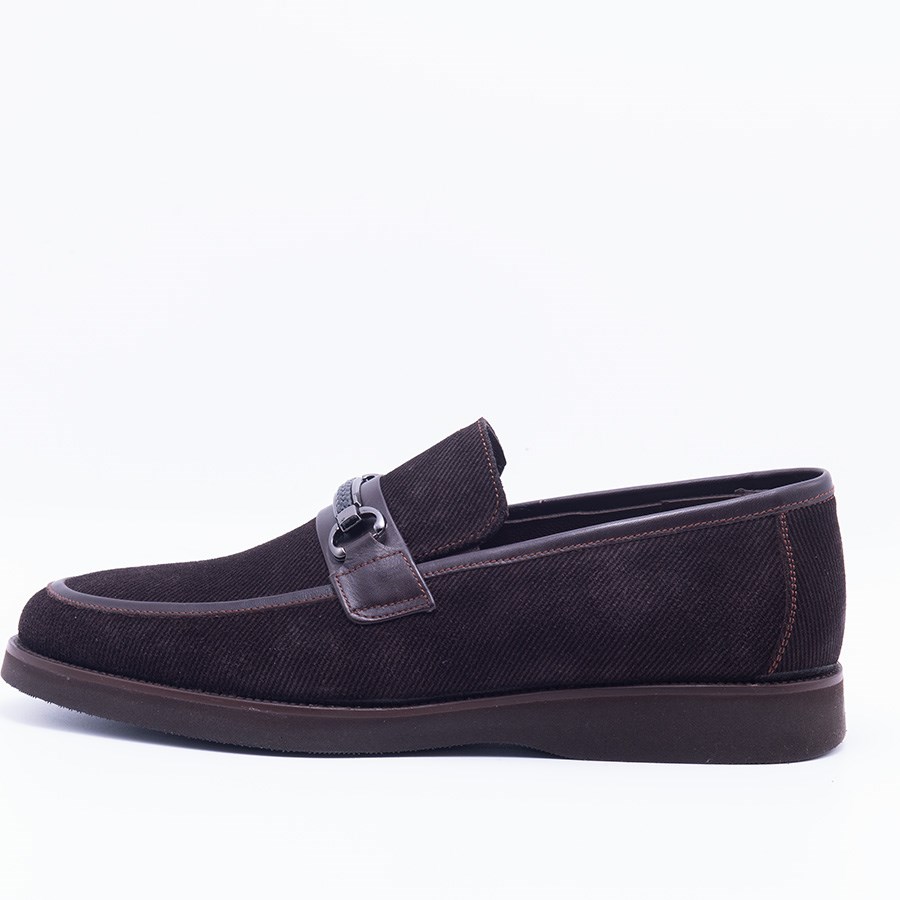 Gusse Alan Erkek Hakiki Süet Deri Loafer Ayakkabı-569