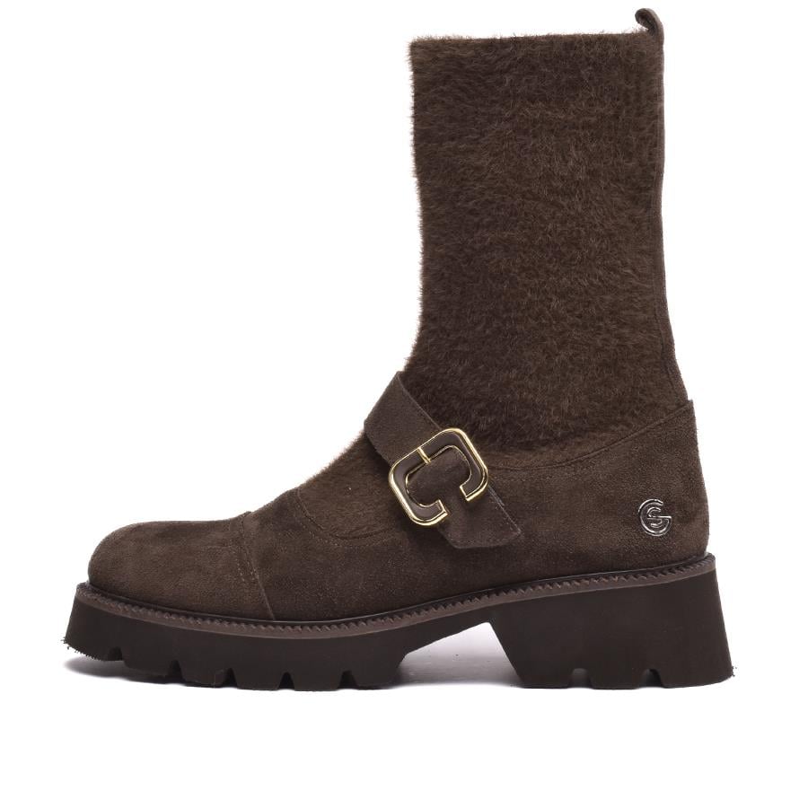 Gusse Alkmini Hakiki Süet Deri Bot 24229-2