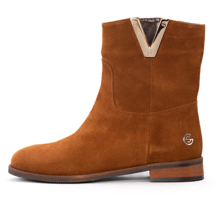 Gusse Allison Kadın Hakiki Süet Deri Bot K751-2