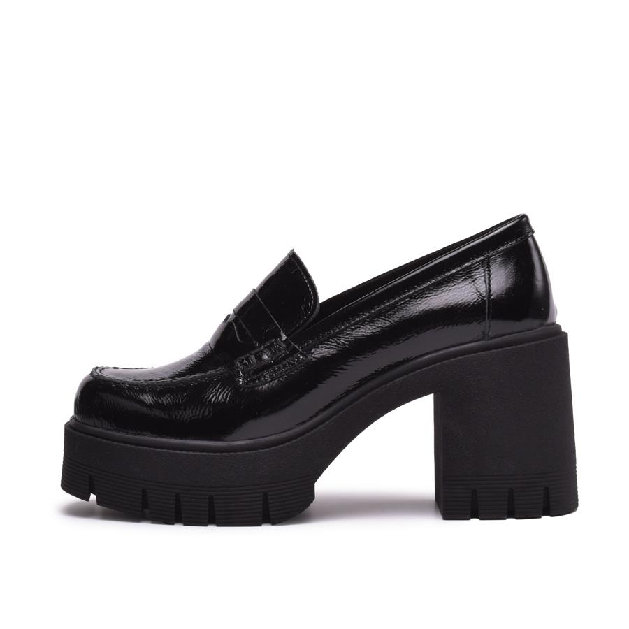 Gusse Bellına Kadın Hakiki Rugan Deri Günlük Ayakkabı 46-3