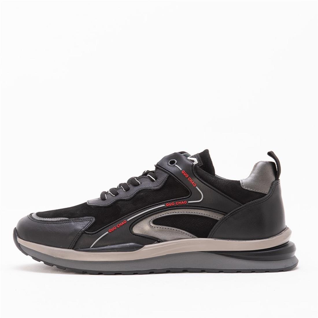 GUSSE BRYTON ERKEK HAKİKİ NUBUK DERİ SNEAKER AYAKKABI-16305