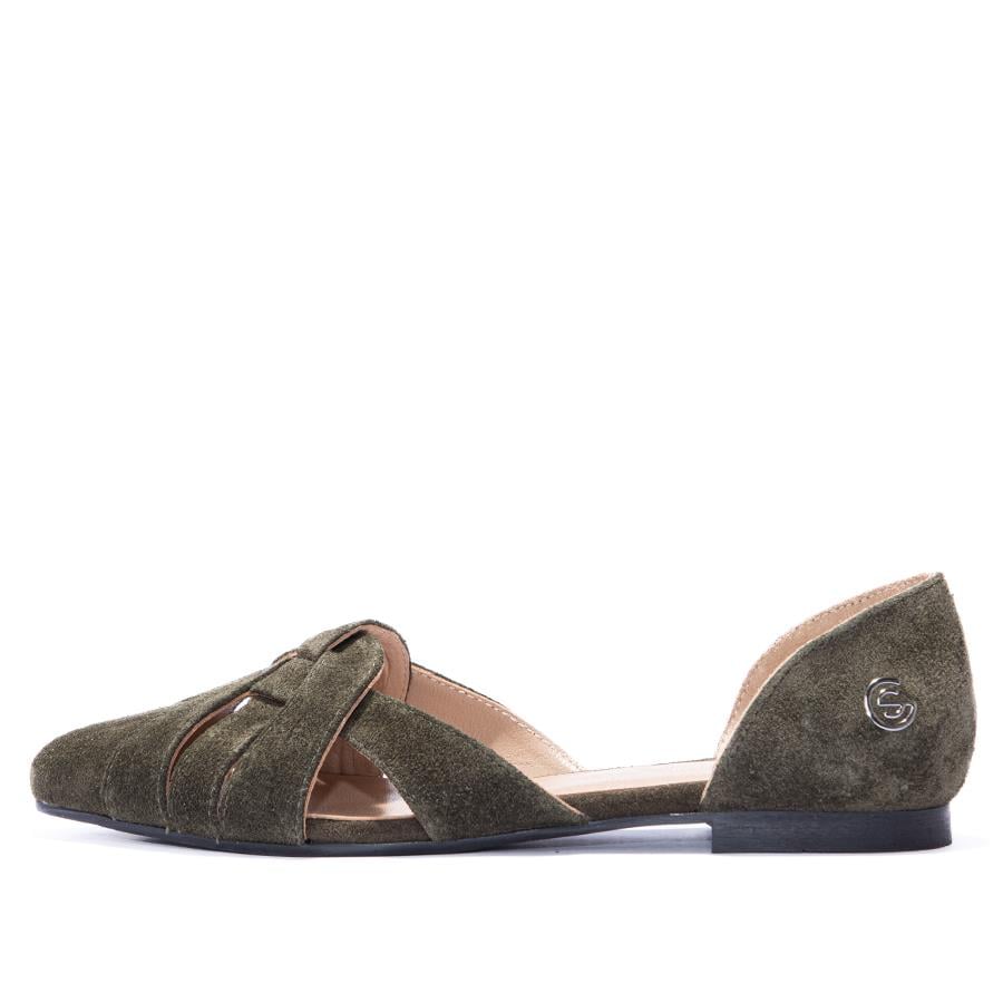 Gusse Chloe Kadın Hakiki Süet Deri Babet-K153-2