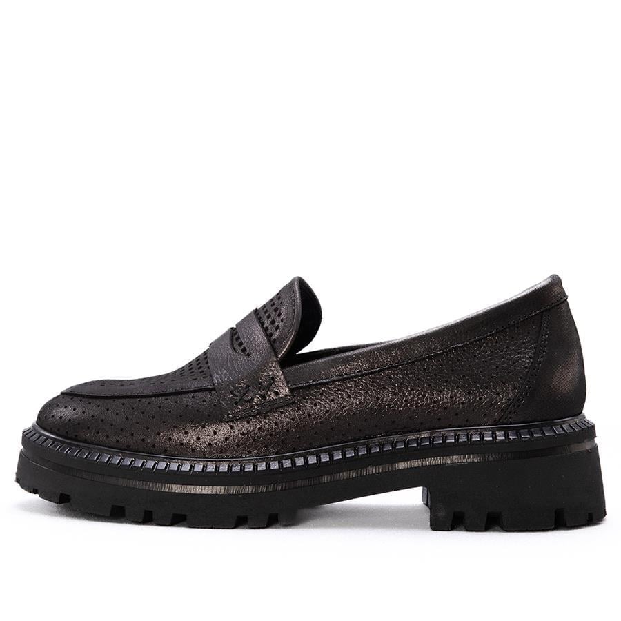 Gusse Franny Kadın Hakiki Simli Deri Sneaker 820