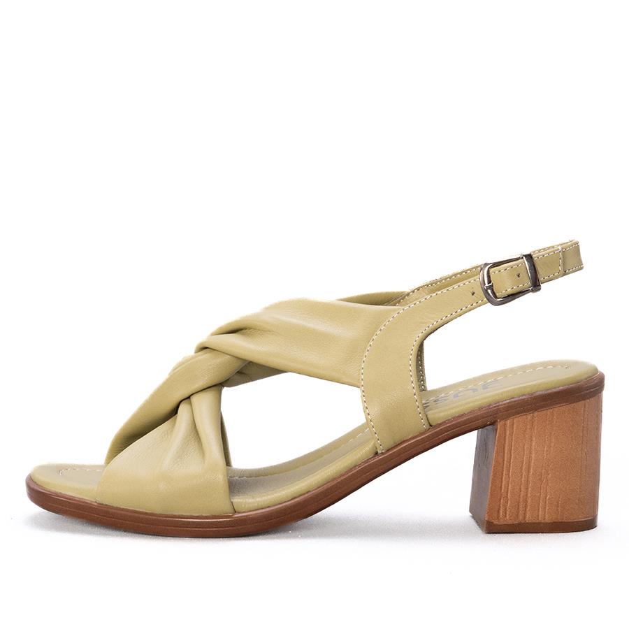 Gusse Diandra Kadın Hakiki Deri Topuklu  Sandalet 2213