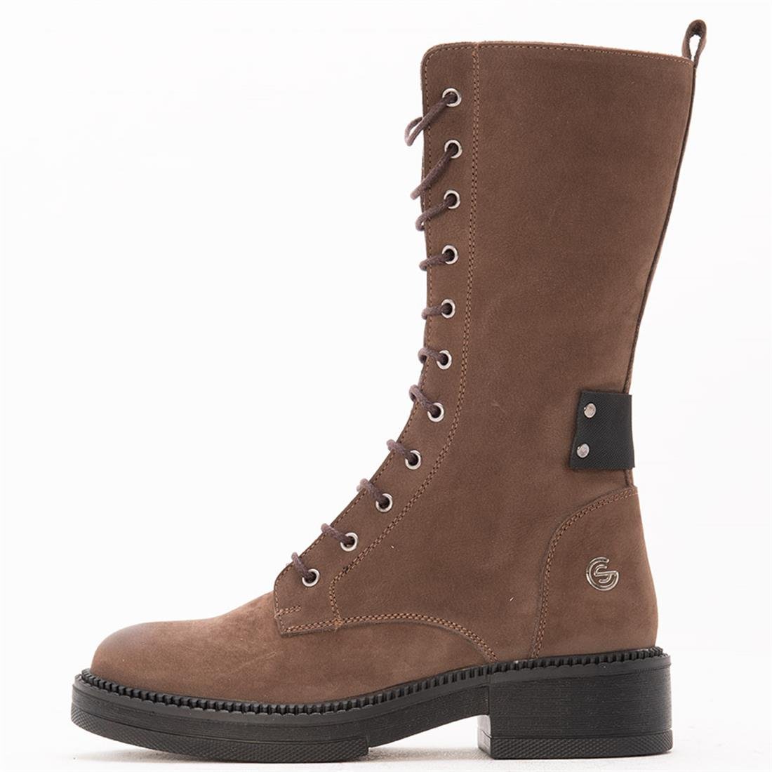 Gusse Fina Kadın Hakiki Nubuk Deri Çizme 241052